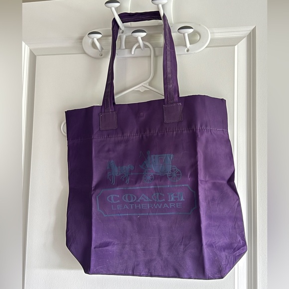 Coach Nylon X Leather Tote Bag - Picture 2 of 11